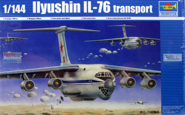 TRP03901 1:144 Trumpeter Ilyushin IL-76 Transport