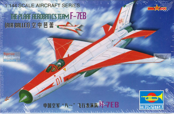 TRP01326 1:144 Trumpeter PLAAF Aerobatics Team F-7EB