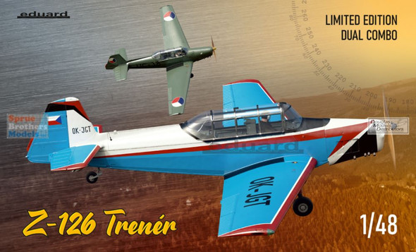 EDU11156 1:48 Eduard Trener Zlin Z-126 Trener Dual Combo [Limited Edition]