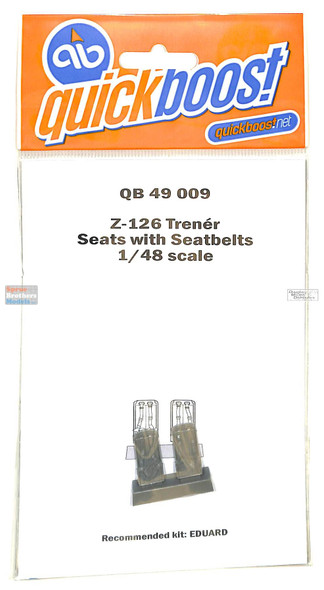 QBT49009 1:48 Quickboost Z-126 Trener Seats with Seatbelts (EDU kit)