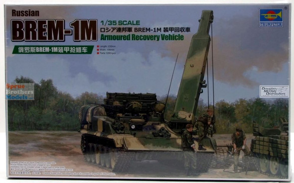 TRP09554 1:35 Trumpeter Russian BREM-1M Armoured Recovery Vehicle