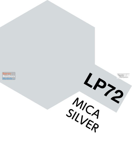 TAM82172 Tamiya Lacquer Paint LP-72 Mica Silver 10ml (1/3 fl oz)