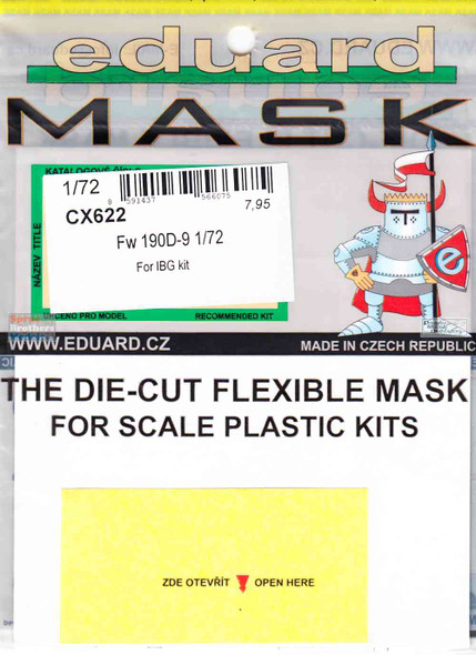 EDUCX622 1:72 Eduard Mask - Fw190D-9 (IBG kit)