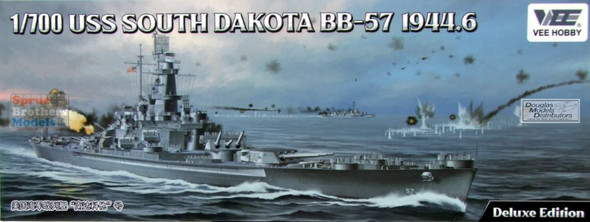 VEEE57005E 1:700 Vee Hobby USS South Dakota BB-57 1944 DELUXE EDITION