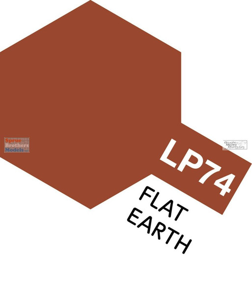 TAM82174 Tamiya Lacquer Paint LP-74 Flat Earth 10ml (1/3 fl oz)