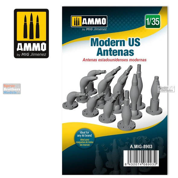 AMM8903 1:35 AMMO by Mig Modern US Antenna Bases