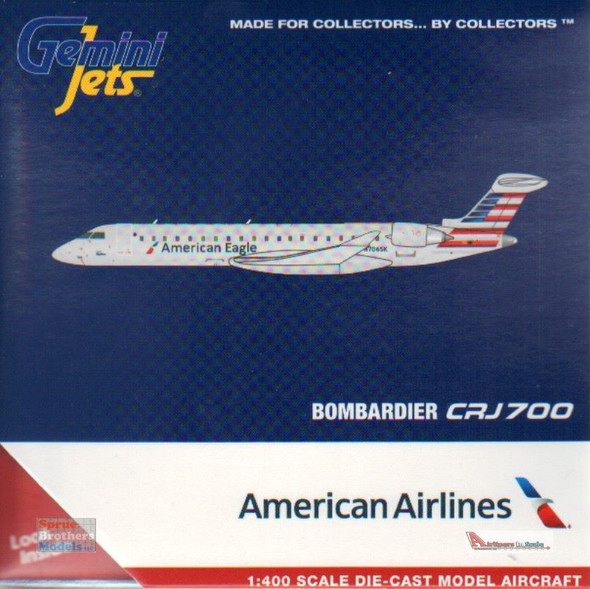 GEMGJ2033 1:400 Gemini Jets American Eagle CRJ-700ER Reg #N706SK (pre-painted/pre-built)