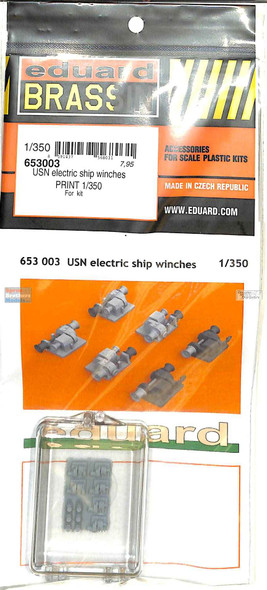 EDU653003 1:350 Eduard Brassin PRINT US Navy Electric Ship Winches