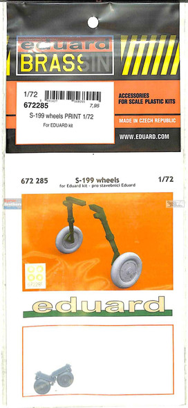 EDU672285 1:72 Eduard Brassin Print S-199 Wheels (EDU kit)