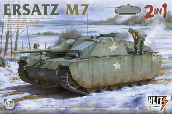 TAK08007 1:35 Blitz by Takom - Ersatz M7 (2in1)