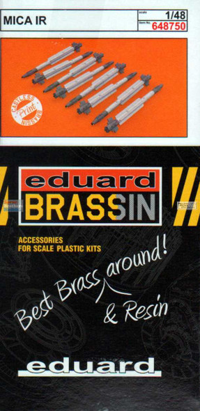 EDU648750 1:48 Eduard Brassin Print - MICA IR Missile Set