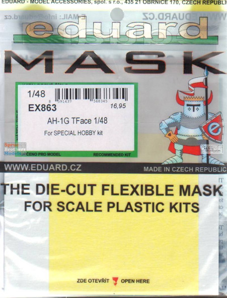EDUEX863 1:48 Eduard Mask - AH-1G Cobra TFace (SPH kit)