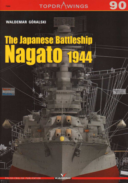 KAG07090 Kagero Topdrawings – The Japanese Battleship Nagato 1944