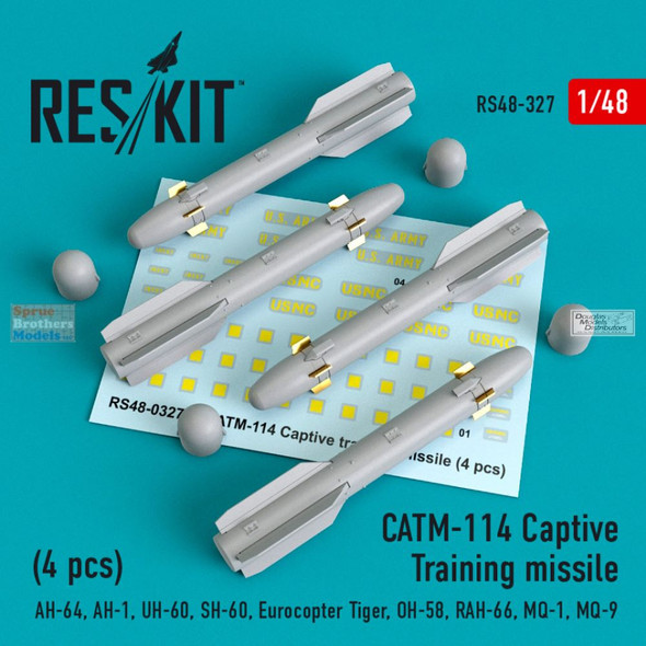 RESRS480327 1:48 ResKit CATM-114 Captive Training Missile Set