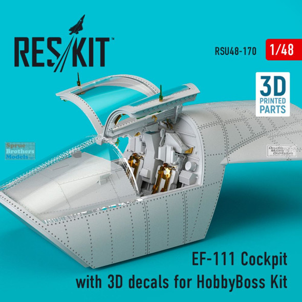 RESRSU480170U 1:48 ResKit EF-111 Raven Cockpit Set (HBS kit)