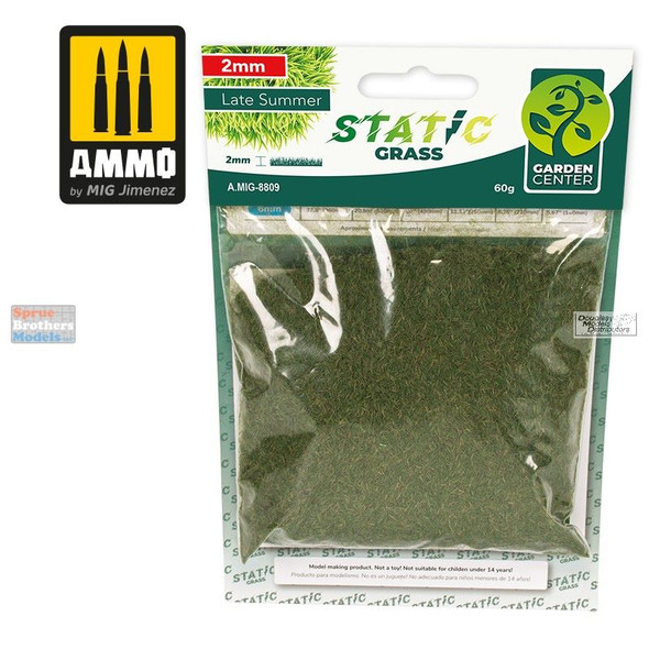 AMM8809 AMMO by Mig Static Grass - Late Summer 2mm