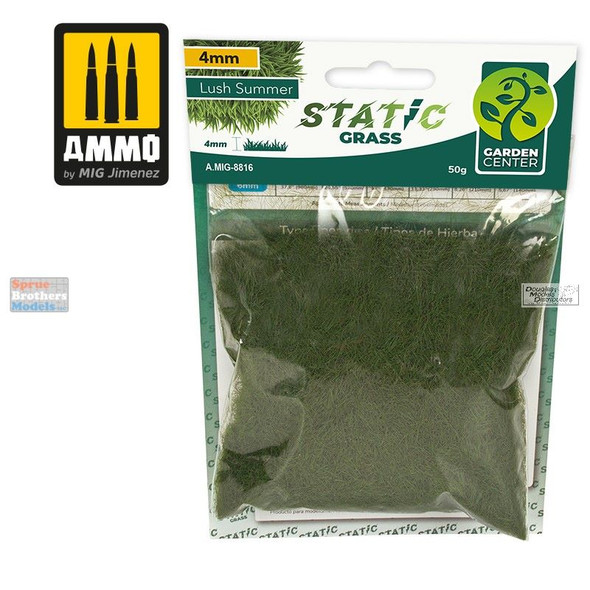 AMM8816 AMMO by Mig Static Grass - Lush Summer 4mm