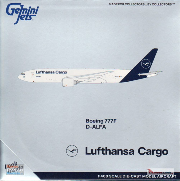 GEMGJ2126 1:400 Gemini Jets Lufthansa Cargo B777-200LRF Reg #D-ALFA (pre-painted/pre-built)