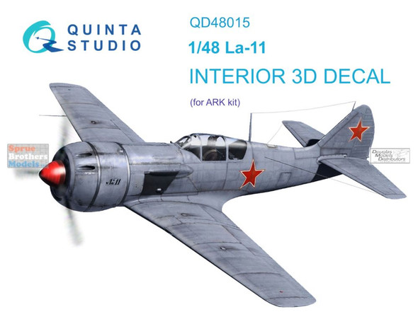 QTSQD48015 1:48 Quinta Studio Interior 3D Decal - La-11 (ARK kit)