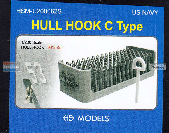 HSM200062 1:200 HS Models US Navy Hull Hook C Type
