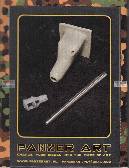 PZAGB35068 1:35 Panzer Art Gun Barrel - StuG.IIIG Topfblende with StuK40 Gun (Early Muzzle Brake & Coaxial MG)