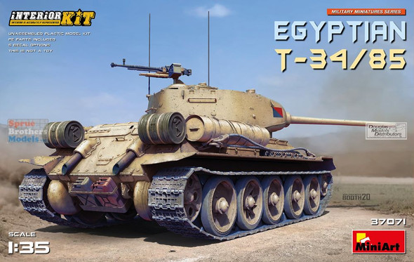 MIA37071 1:35 Miniart Egyptian T-34/85 [Interior kit]