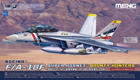 MNGLS016 1:48 Meng F-18F Super Hornet VF-2 Bounty Hunters