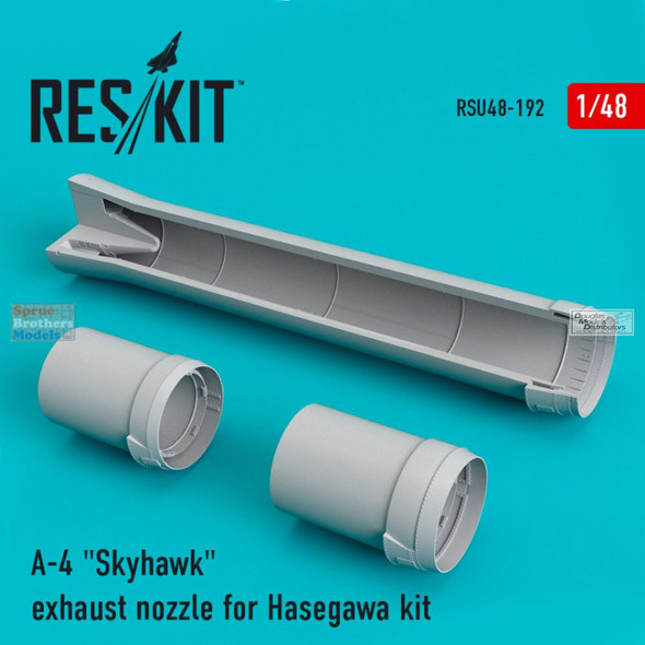 RESRSU480192U 1:48 ResKit A-4 SKyhawk Exhaust Nozzle Set (HAS kit)