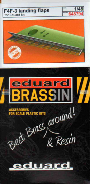 EDU648794 1:48 Eduard Brassin Print - F4F-3 Wildcat Landing Flaps Set (EDU kit)