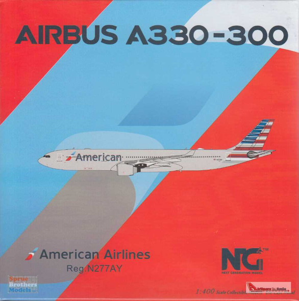 NGM62026 1:400 NG Model American Airlines Airbus A330-300 Reg #N277AY (pre-painted/pre-built)