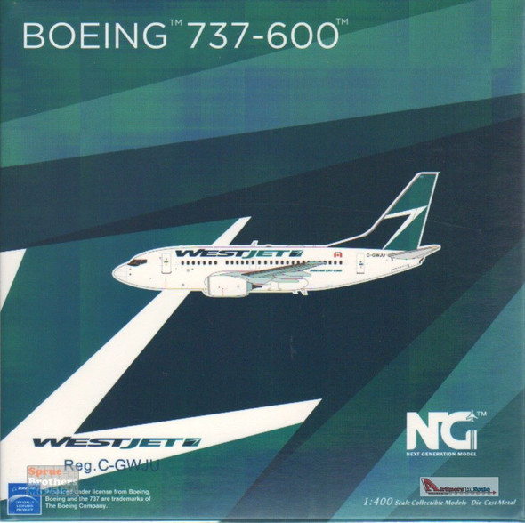 NG Models 1:400 Boeing 737-800BCF: WestJet Cargo