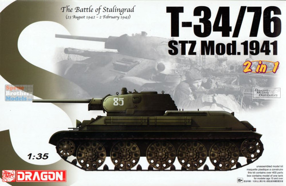 DML6448 1:35 Dragon T-34/76 STZ Mod.1941 Stalingrad (2in1)