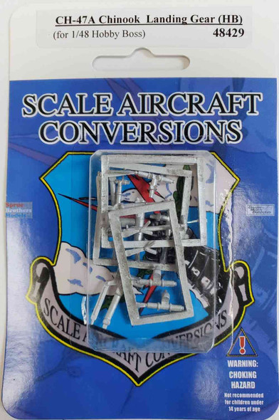 SAC48429 1:48 Scale Aircraft Conversions - CH-47A Chinook Landing Gear (HBS kit)