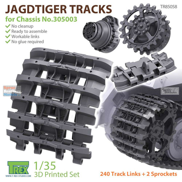 TRXTR85058 1:35 TRex - Jagdtiger Tracks (for Chassis No.305003)