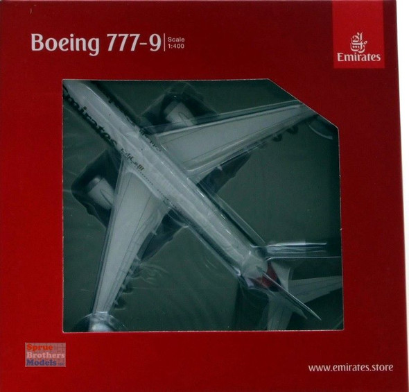 GEMGJ2160 1:400 Gemini Jets Emirates B777-9 Reg #A6-EZA (pre-painted/pre-built)
