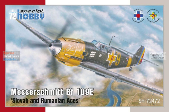 SPH72472 1:72 Special Hobby Bf109E 'Slovak and Rumanian Aces'