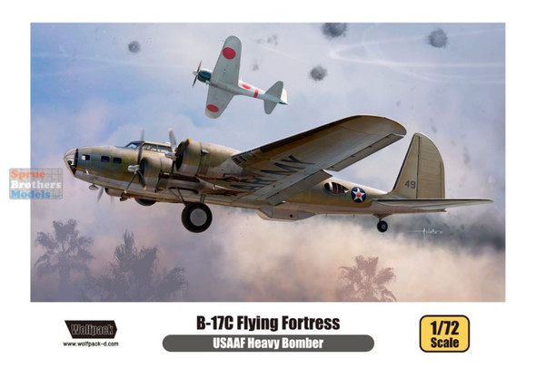 WPD17212 1:72 Wolfpack B-17C Flying Fortress