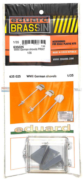 EDU635025 1:35 Eduard Brassin PRINT WW2 German Shovels