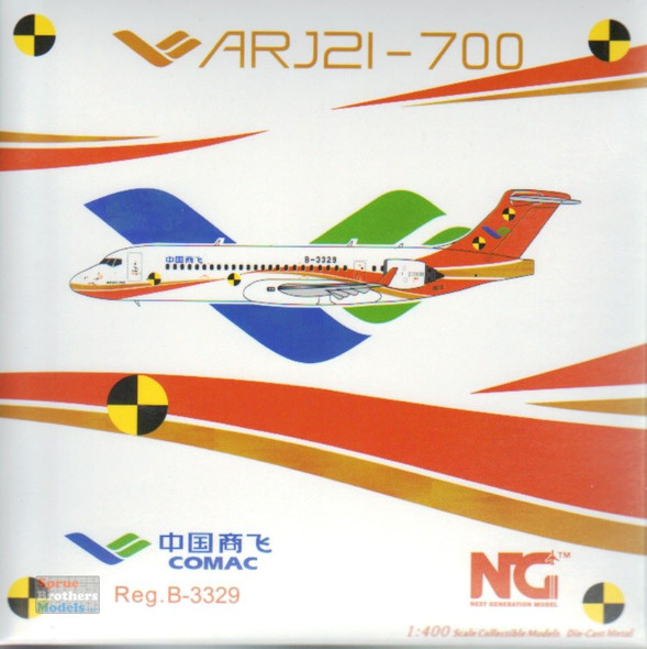 NGM21022 1:400 NG Model COMAC ARJ21-700 Reg #B-3329 (pre-painted/pre-built)