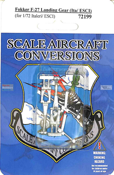 SAC72199 1:72 Scale Aircraft Conversions - Fokker F-27 Landing Gear (ITA/ESC kit)