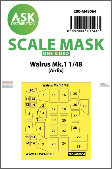 ASKM48064 1:48 ASK/Art Scale Mask - Walrus Mk.I (AFX kit)