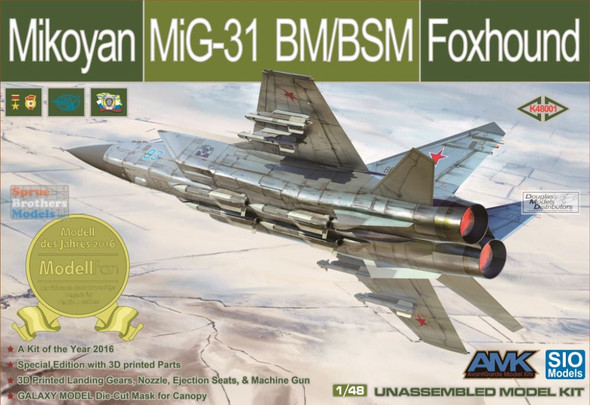 AMKK48001 1:48 AMK/Sio Models MiG-31BM/BSM Foxhound