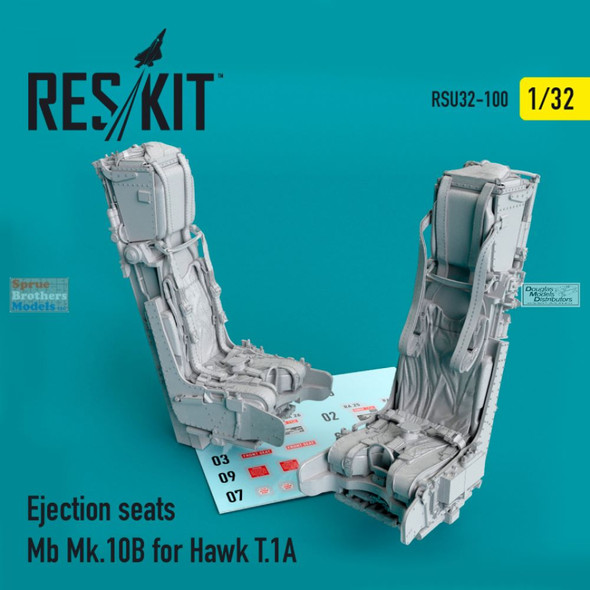 RESRSU320100U 1:32 ResKit MB Mk.10B Ejection Seats for Hawk T.1A