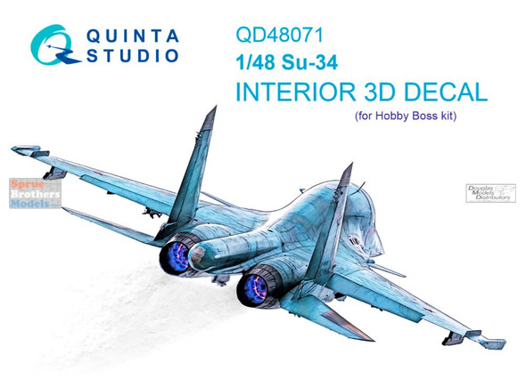 HBS81756 1:48 Hobby Boss Russian Su-34 Fullback Fighter-Bomber