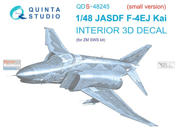 QTSQDS48245 1:48 Quinta Studio Interior 3D Decal - F-4EJ Kai Phantom II (ZKM kit) Small Version