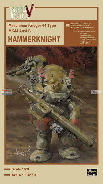 HAS64110 1:20 Hasegawa Hammerknight 44 Type Mk44 Ausf.B - Maschinen Krieger