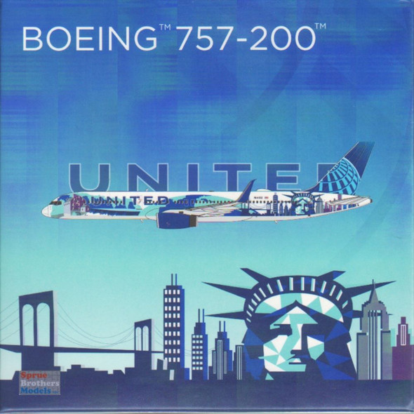 NGM53199 1:400 NG Model United Airlines B757-200 Reg #N14102 'New York/New Jersey' (pre-painted/pre-built)