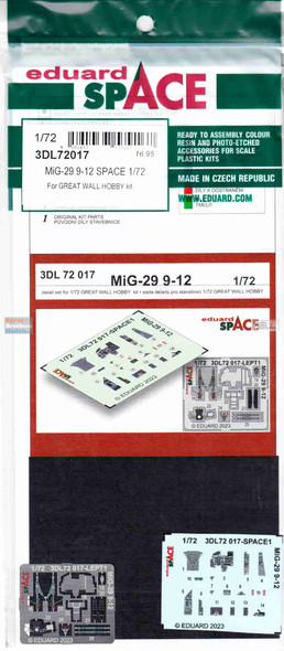 EDU3DL72017 1:72 Eduard SPACE - MiG-29 9-12 Fulcrum (GWH kit)