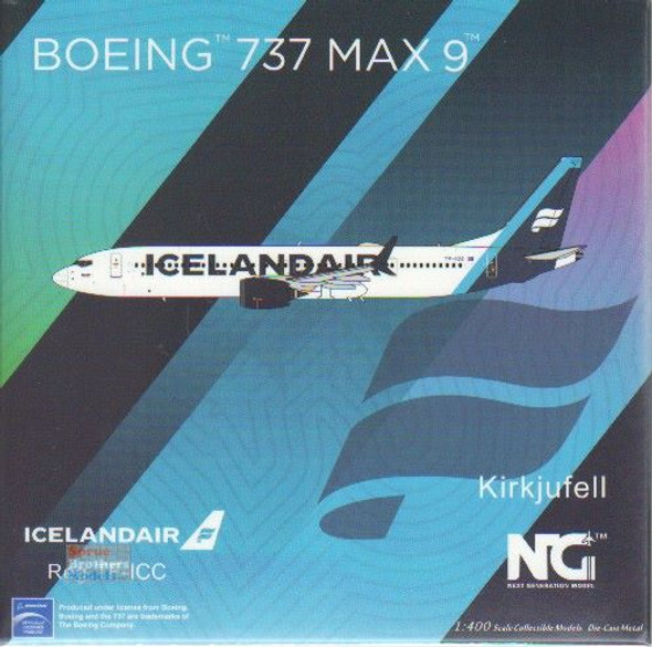 NGM89007 1:400 NG Model Iceland Air B737 Max 9 Reg #TF-ICC 'Kirkjufell' (pre-painted/pre-built)