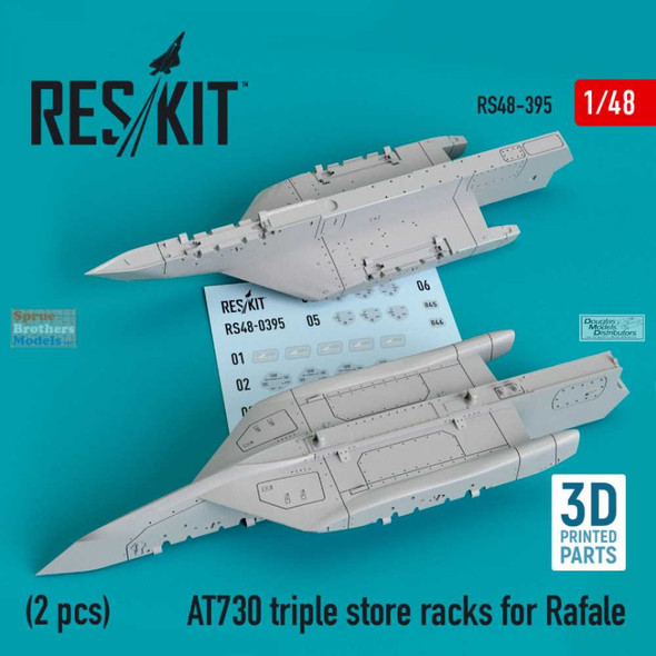 RESRS480395 1:48 ResKit AT 730 Store Racks for Rafale